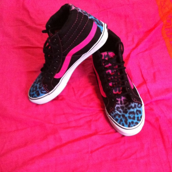 Cheetah print vans