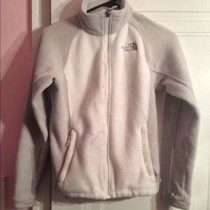 gray/white northface *hold*