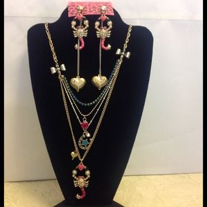 ❌HOLD❌ 💋NWT Betsey Johnson Scorpion Set💋
