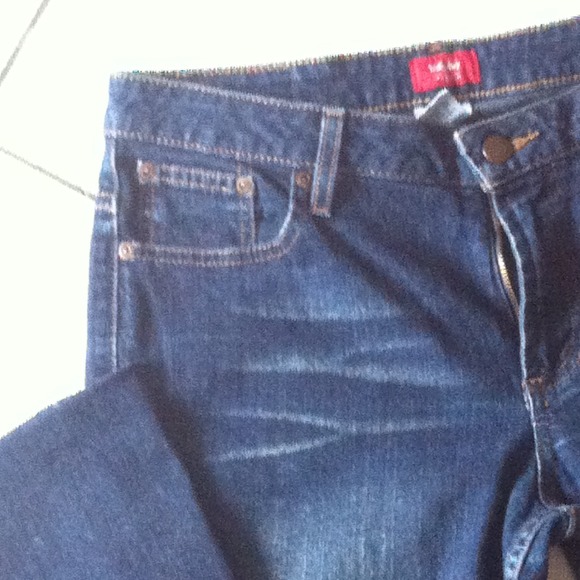 MOSSIMO Stretch 5-Pocket Blue Denim Jeans - Picture 2 of 3
