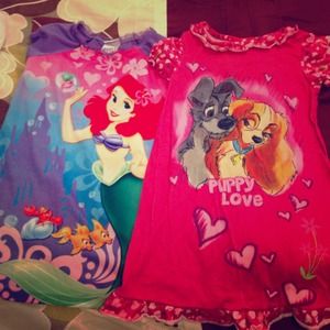 DISNEY Toddler Bundle nightgowns! Dora sold.