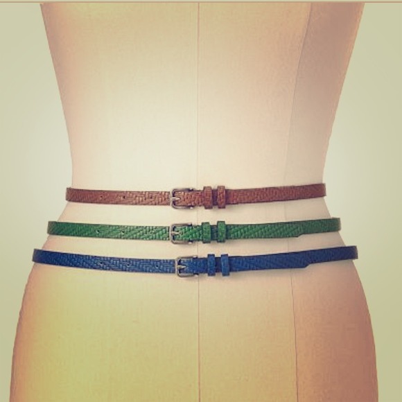 Relic Accessories - Embossed Skinny Belt Set