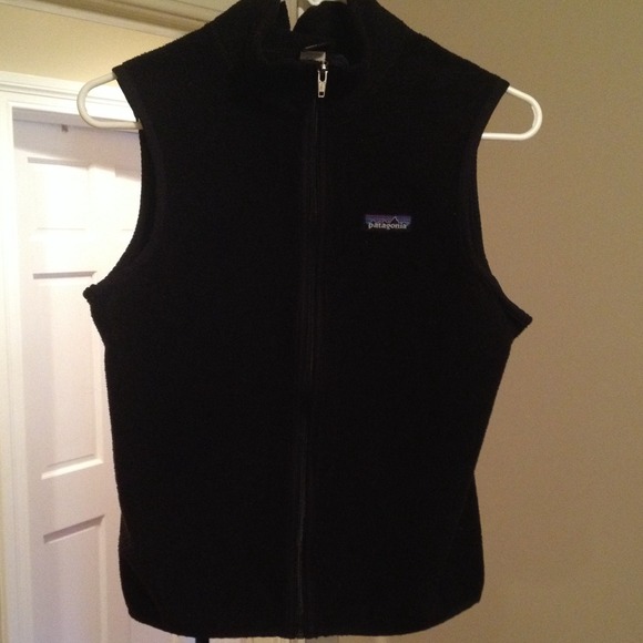 Women's Patagonia Black Fleece Vest