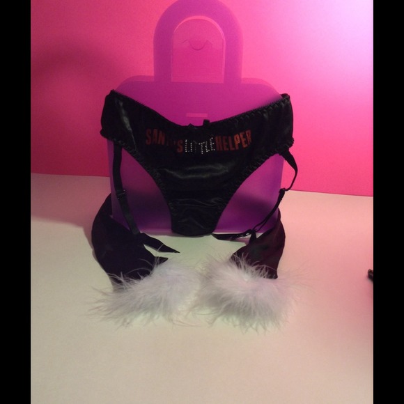 Victoria's Secret Christmas thong garter