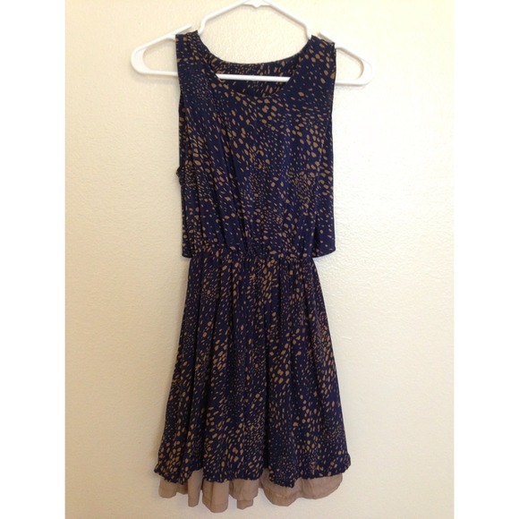 Patterned Silk Dress