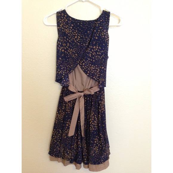Patterned Silk Dress - Picture 2 of 3