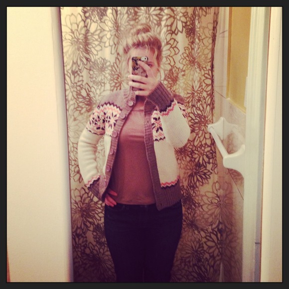 Jacquard cardigan