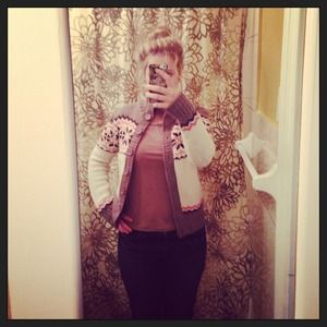Jacquard cardigan