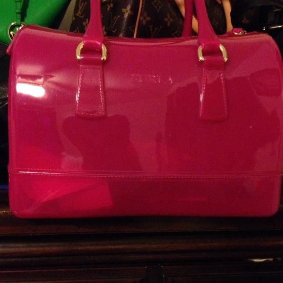 Large furla candy bag