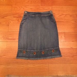 Denim Skirt.