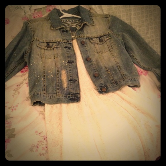 Distressed Denim Jacket