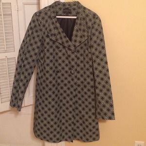 SOLD Banana Republic navy/white/green jacket