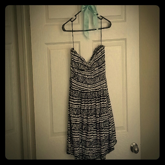 Strapless summer dress