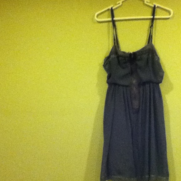 Dark purple dress
