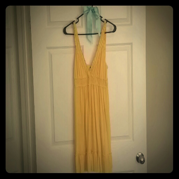 Yellow summer dress