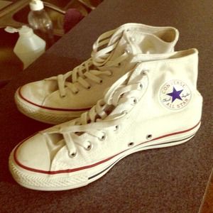 High top converse.