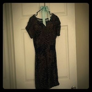 Animal print dress
