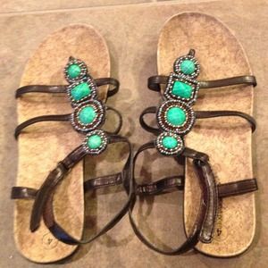 Xhilaration sandals never worn.