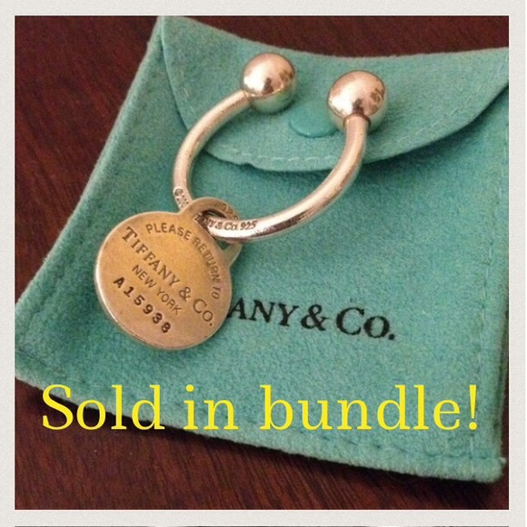 SOLD. Authentic Tiffany's key ring. - Picture 1 of 3