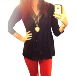 Gianni Bini Black Cardigan