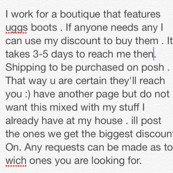 Uggs any size !!