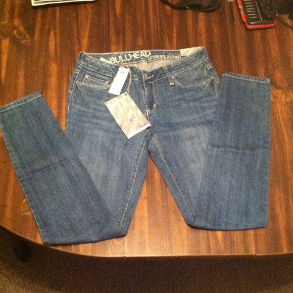 Denim skinny jeans