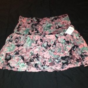 Ruffle colorful skirt