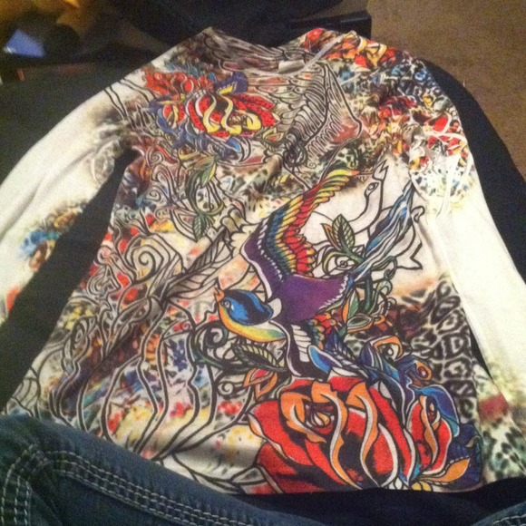 Tattoo Design Long Sleeve Tee