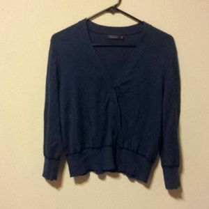 Navy Short Cardigan