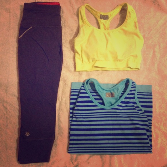 Athleta seamless razor back tank