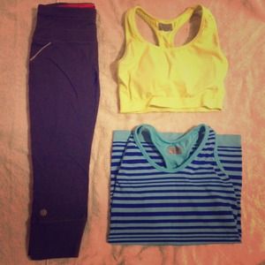 Athleta seamless razor back tank