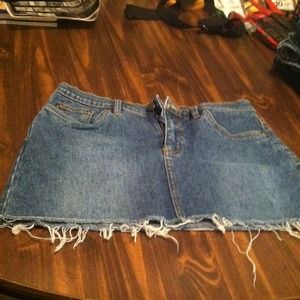 Denim skirt