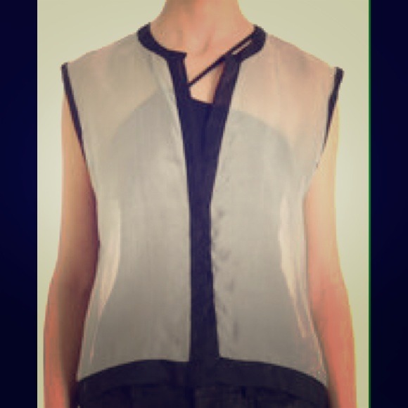Helmut Lang 👑✴Host Pick!✴👑 Gray silk blouse