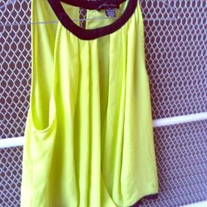 Neon green stylish tank