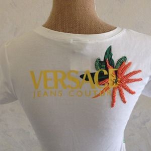 Versace Jeans Couture beaded tshirt