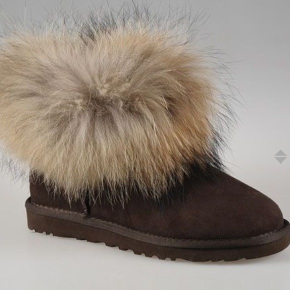 Ugg fox fur boots Rare! $150pp