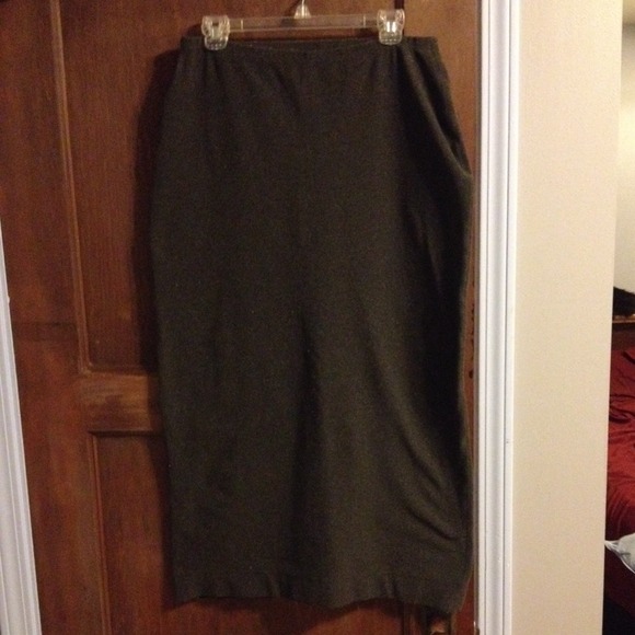 Dark gray fleece like skirt FREE with purchase