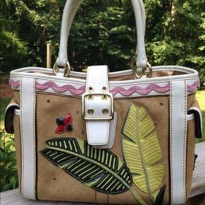 Coach Tote (medium) with Lady Bug Appliqué