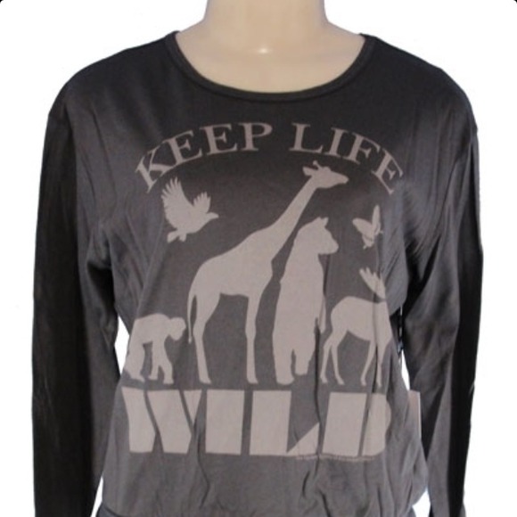 SALE!  Humane society's "keep life wild" shirt