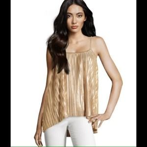 H&M Tops - H&M Gold Pleated Top H&M Tops - H&M Gold Pleated Top