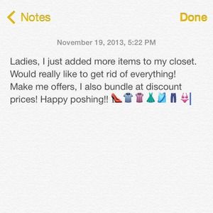 Make me offers ladies!