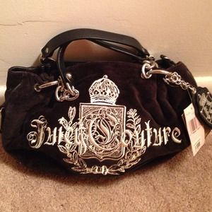 Black with Silver Detail Juicy Couture Bag
