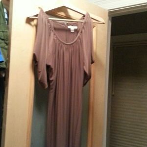 Boston Proper caramel chocolate extra small dress