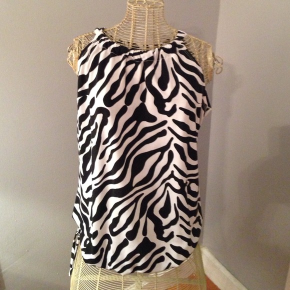 Zebra print blouse