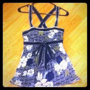 Floral Hollister shirt