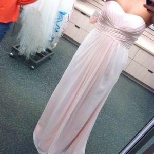 Light pink formal gown