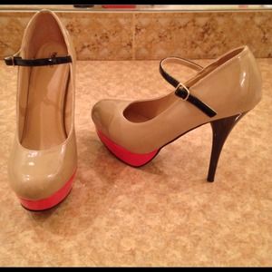 Color block High Heels