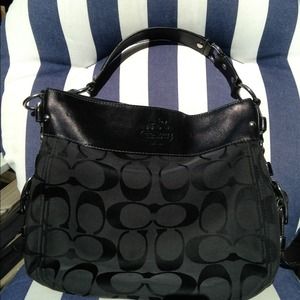 Black Coach Zoe Purse