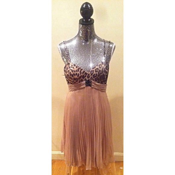 Leopard and Gold Dress
