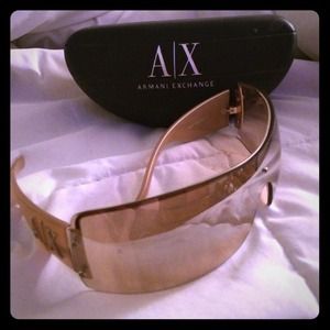 ****REDUCED**** Tan Armani Exchange sunglasses